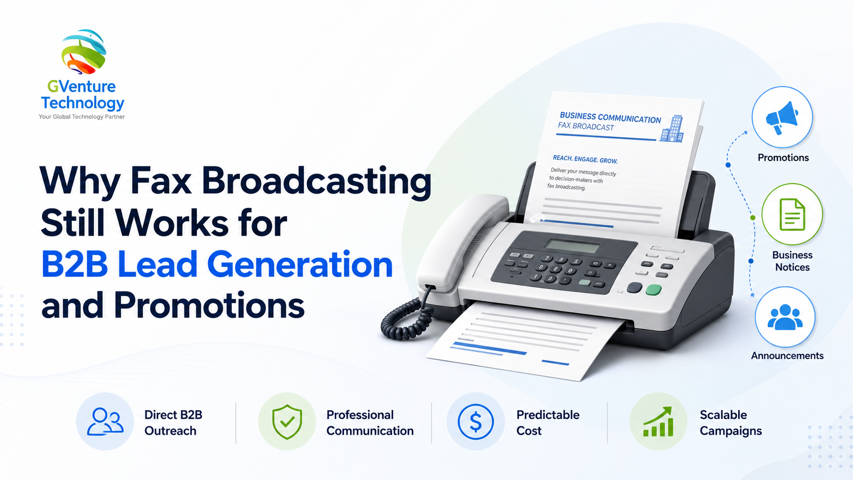 Why Fax Broadcasting Still Works for B2B Lead Generation and Promotions
