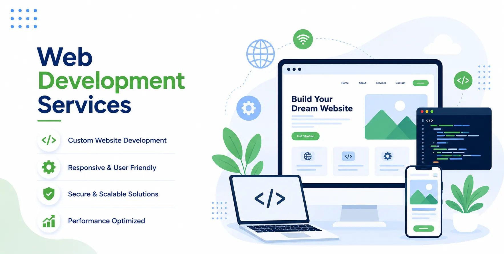 Web Development Services | Custom, Scalable & High-Performance Websites