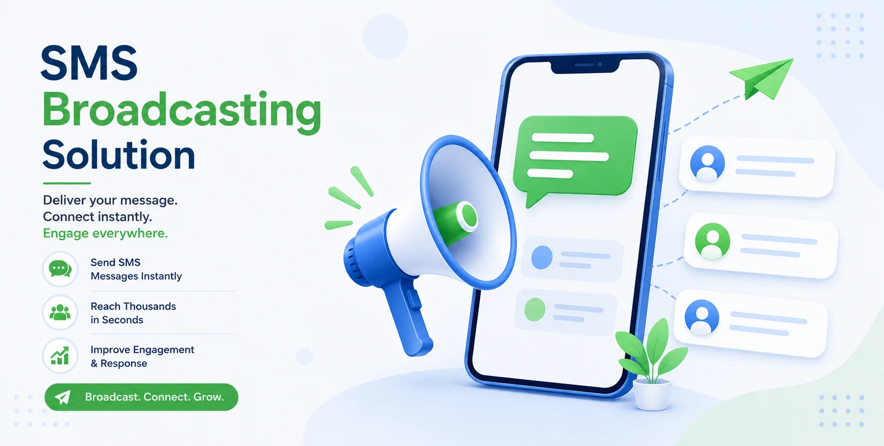 SMS Broadcasting Solution | Bulk SMS Marketing & SMS Chat