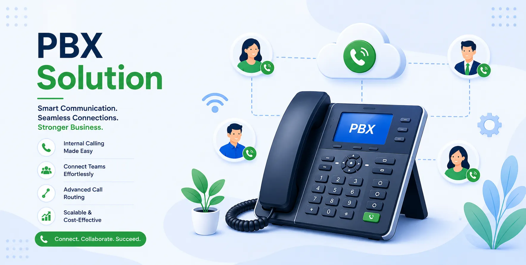 PBX Solution & GPBX Services | Scalable Business Telephony