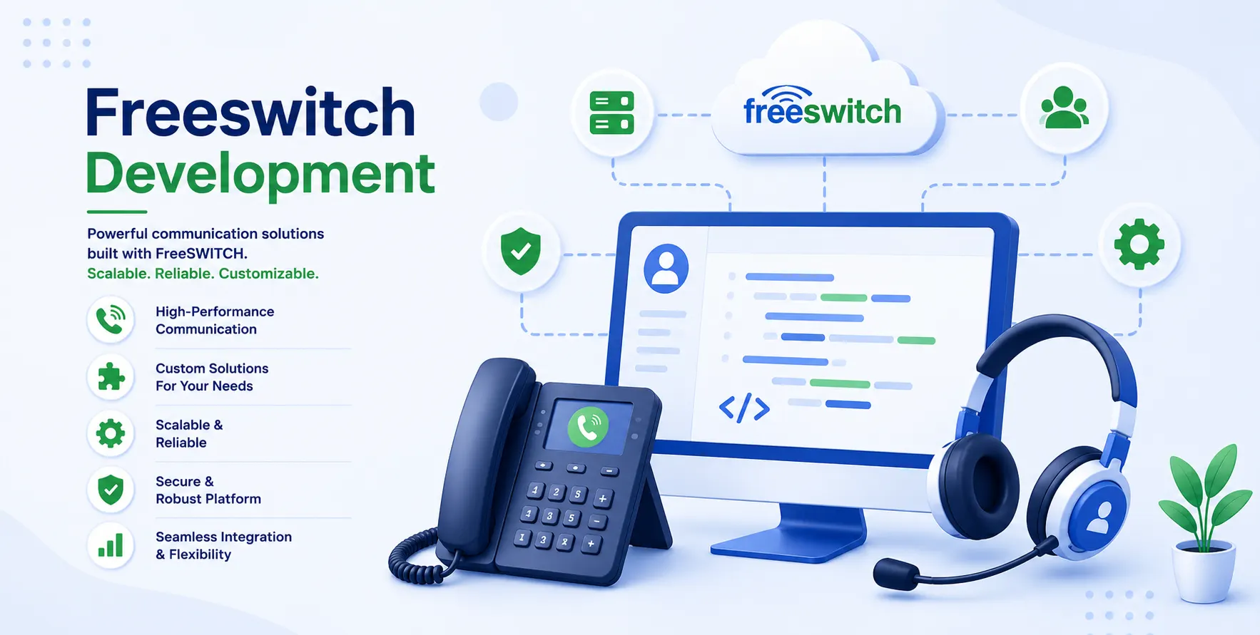  FreeSWITCH Development Services | Scalable VoIP & Telecom Solutions